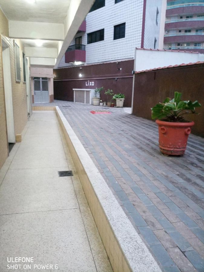 Kitnet Frente Pro Mar Em Vila Caicara, Portaria 24 Hs E Wifi Praia Grande  Exterior foto